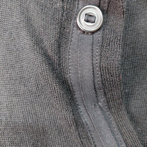 Armani Exchange Men's 100% Merino Black Cardigan - Size M - Picture 4 of 4